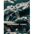 thumbnail image 4 of COOFANDY Green Aloha Shirt for Men Floral Button Up Shirts Summer Shirts Short Sleeve Palm Tree Shirts, 4 of 6