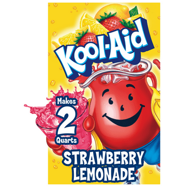 Kool-Aid Soft Drink Mix Strawberry Lemonade Unsweetened PACK OF 4