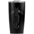 thumbnail image 2 of Black Cat Being Lifted Stainless Steel 20 oz Travel Tumbler, Vacuum Insulated & Double Wall with Leakproof Sliding Lid | Great for Coffee/Hot Drinks and Cold Beverages, 2 of 6