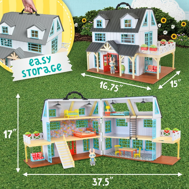 Honey Bee Acres Buzzby Farmhouse Doll Playset Mini Figure 25 Pieces children Ages 3 Walmart