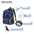 thumbnail image 4 of Yiaed Funny Steam Train Print Backpack, Premium Laptop Backpack, Travel Backpack for Women, Lightweight Backpacks, Comfortable Back Pack-Small, 4 of 5