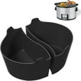 thumbnail image 1 of Cqxid Food Storage Under $10 Silicone Slow Cooker Divider Liners Compatible With & Beach 6 Slow Cooker /Reusable Slow Cooker Accessories Cooking Liner For Most 68 Oval Shape Slow Cooker, 1 of 9