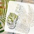 thumbnail image 3 of 1PC Leopard Stencil 11.8x11.8inch Reusable Tropical Leaf Painting Drawing Stencil, 3 of 7