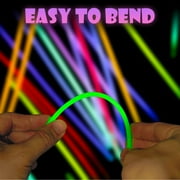 468 Pcs Glow Sticks, 8 Glow in the Dark Sticks Glow with Necklaces and Bracelets Connectors, Light-up Glowsticks Birthday Easter Halloween Party Favors