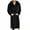 Black, variant on Mubineo Men's Velvet Long sleeve Long Gown Bathrobe Robe Winter Home Leisure Warm Pajamas