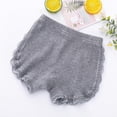 thumbnail image 6 of Mercatoo Toddler Baby Girls' Pure Cotton Shorts Summer Ribbed Lace Ruffle Short Pant Kids High Waist Sports Leggings, 6 of 7