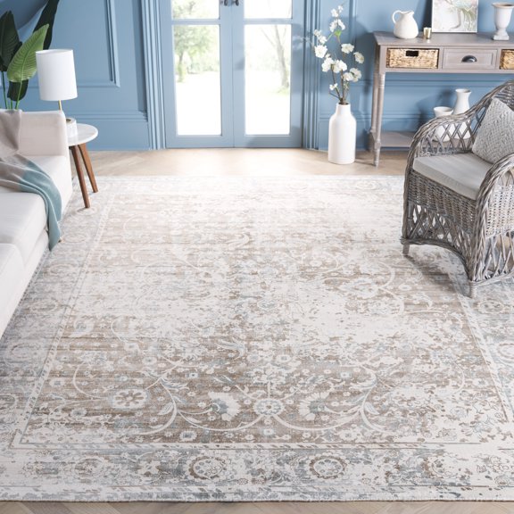 Safavieh Mirage Linden Floral Area Rug, Blue/Charcoal, 8' x 10'