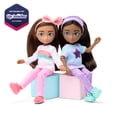 thumbnail image 3 of Hey Bestie Mia & Zoe Slumber Party Set of 2 (5.5-inch) Bendable Dolls, Brown Hair & Blue Eyes, Ages 3 & Up, 3 of 11