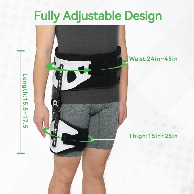 Orthomen Hip Abduction Brace, Post-op Hip Protector Stabilizer Compression  Support for Joint Pain, Universal 