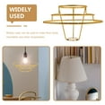 thumbnail image 5 of SOPOTUTU Vintage Golden Metal Wire Lamp Shade Cover for Home Lighting Decor and Ambient Light, 5 of 8
