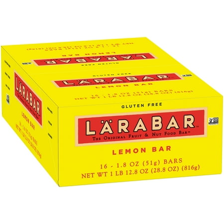 LARABAR Lemon Bar Fruit & Nut Bars, 16 ct Box