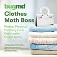 BugMD Clothes Moth Traps (6 Count, White) Sticky Glue Bug Repellent