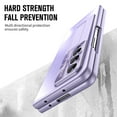 thumbnail image 5 of Allytech Galaxy Z Fold3 Case with Build-in Screen Protector, Stand Full Body Protective Bumper Anti-Scratch Camera Lens Protector Phone Case for Samsung Galaxy Z Fold3 - Purple, 5 of 7