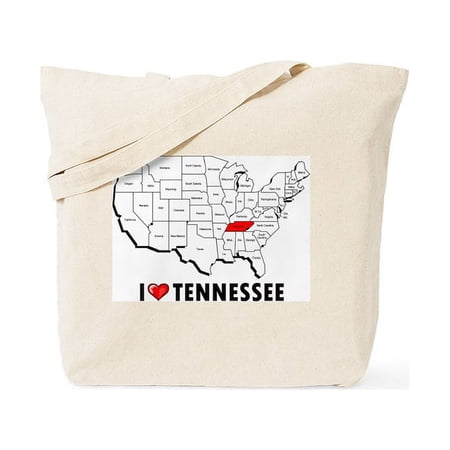 CafePress - I Love Tennessee Tote Bag - Unisex Canvas Tote Bag Beige 1-Piece