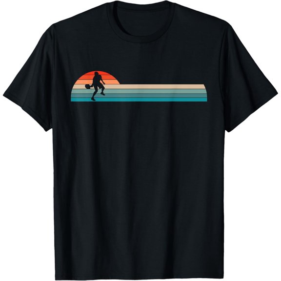 t-shirt Vintage Retro Pickleball Player T-Shirt mens,black,women,funny,journey,Crew Neck, Short Sleeve,custom clothing patterns.