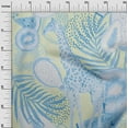 thumbnail image 3 of oneOone Cotton Poplin Twill Mint Green Fabric Tropical Solid Furits Animals With Leaves Fabric For Sewing Printed Craft Fabric By The Yard 56 Inch Wide, 3 of 4