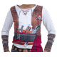 thumbnail image 2 of Playera 3D sublimada Pirata de niño Rev Pirata/color café/playera manga larga, 2 of 4
