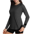 thumbnail image 1 of Plebaso Chandails de Soleil Upf 50+ pour Femmes à Manches Longues, Protection Solaire, Hauts Athlétiques pour la Course, la Randonnée, la Pêche, 1 of 6