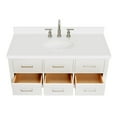 thumbnail image 7 of Ariel W049swqovo Hutton 48" Wall Mounted Single Basin Vanity Set - Grey / Pure White Top, 7 of 7