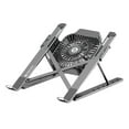 thumbnail image 2 of TISHITA Laptop tablet Stand With Cooling Fan For Notebook Book Fan Gray Gray Fan, 2 of 8