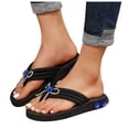 thumbnail image 3 of Sopiago Wedge Sandals Women Lightweight and Sporty Sandals for Women Blue,8.5, 3 of 9