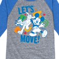 thumbnail image 3 of Disney Jr - Lets Move - Toddler & Youth Raglan Graphic T-Shirt, 3 of 4