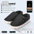 thumbnail image 4 of SAVIOR HEAT Heated Slippers with App Control, 7.4V Electric Foot Warmer for Men & Women, Heated Shoes for Winter Home, 4 of 11