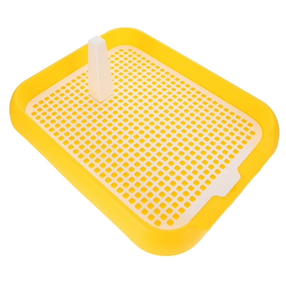 Minkissy Puppy Tiolet Dog Toilet Yellow PP 1Set Anti-slip