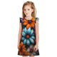 thumbnail image 1 of Balery Colorful Blooming Flowers Camisón de princesa para niñas, pijama de algodón con mangas abullonadas, suave y bonito.-Medium, 1 of 6