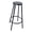 Black, variant on Yihuala Classical Metal Bistro Stool Model Figure For 1:12 Doll House Decoration with Realistic Design Scene Display Furniture