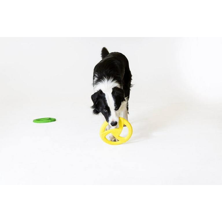 WO Disc Yellow Frisbee Toy for Dogs