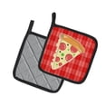 thumbnail image 2 of Carolines Treasures BB7057PTHD Slice of Pizza Pair of Pot Holders, 7.5HX7.5W, multicolor, 2 of 3