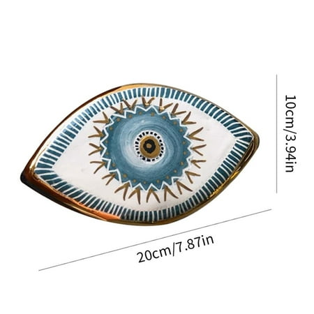 

Brand Clearance!!Blue Evil Eye Wall Hanging Pendant Acrylic Evil Eye Decoration for Good Luck Success And Protection Creative Evil Eye Crafts for Living Room Bedroom Window Decor
