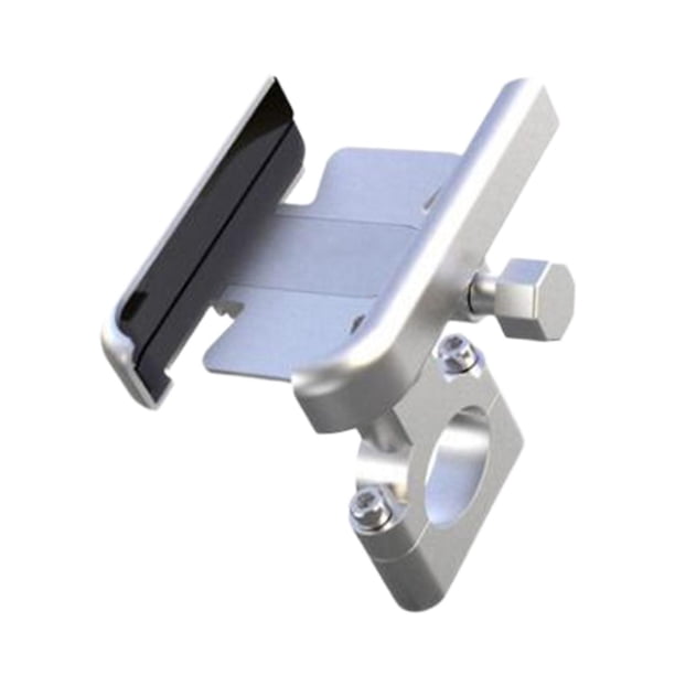 Soporte de teléfono para motocicleta CUTICAT Universal aleación de aluminio ligera estable Plata