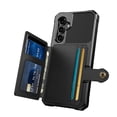 thumbnail image 7 of Slim Hard PC Case Compatible with Samsung Galaxy A54 5G, PU Leather Card Holder Back Case Kickstand Shock-absorbing Car Magnetic Case Cover Designed for Samsung Galaxy A54 5G 6.4", Black, 7 of 7