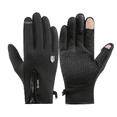 thumbnail image 2 of Guantes para hombre y mujer, otoño e invierno, esquí, impermeables, forro polar, pantalla táctil, antideslizantes, ciclismo, deportes, guantes cálidos, 2 of 6