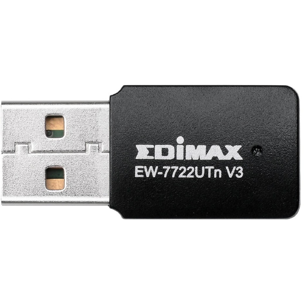 Edimax 255020 Network Ew-7722utn V3 Wi-fi 4 Mini Adapter - Walmart.com