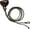 Brown, variant on Shepherd Sling Handmade Paracord Leather Throwing Sling Old-Fashioned Slingshot