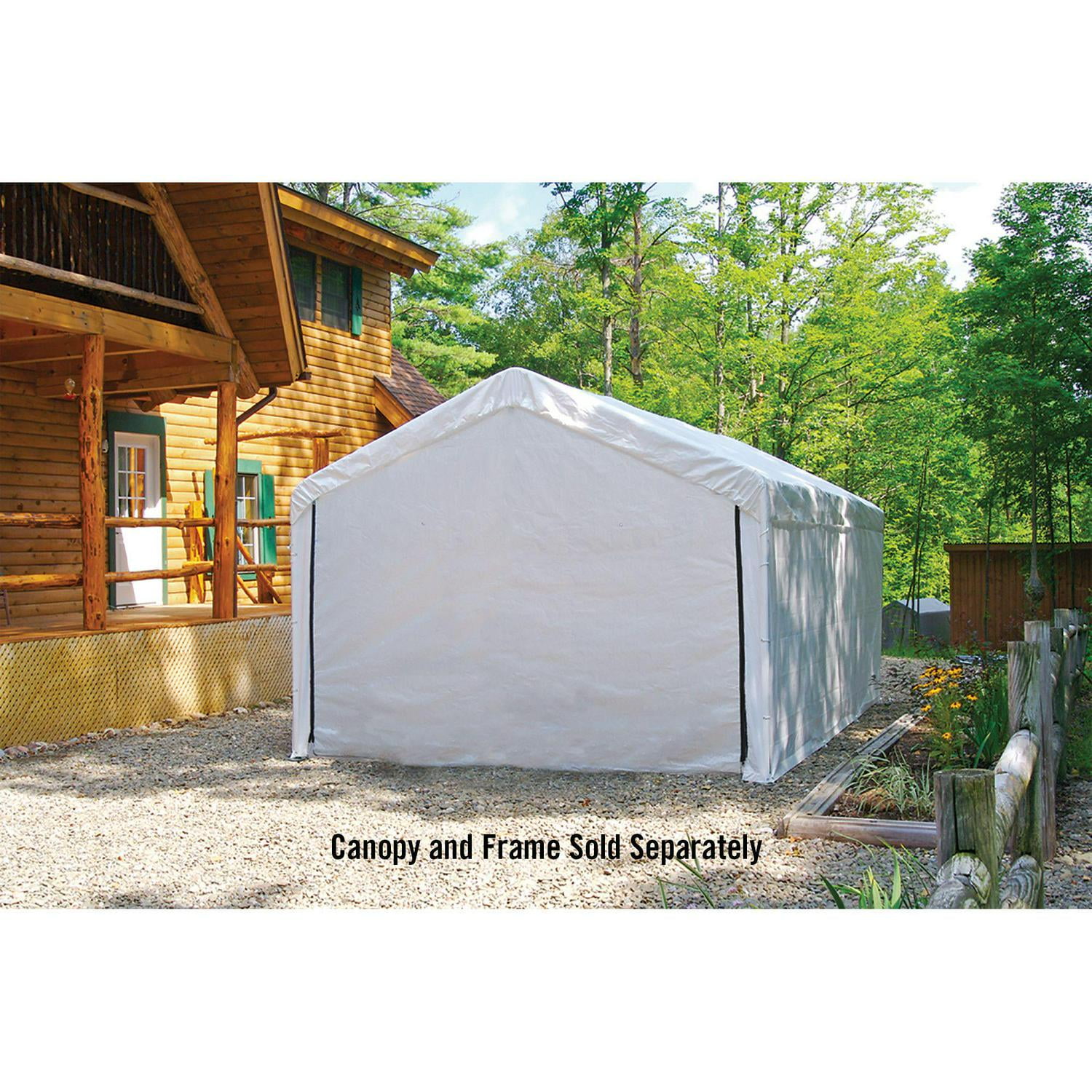 テント ShelterLogic 10 x 20 ft. Enclosure Kit with Windows AutoShelter® 10 ft. x 20 ft. x 8 ft.