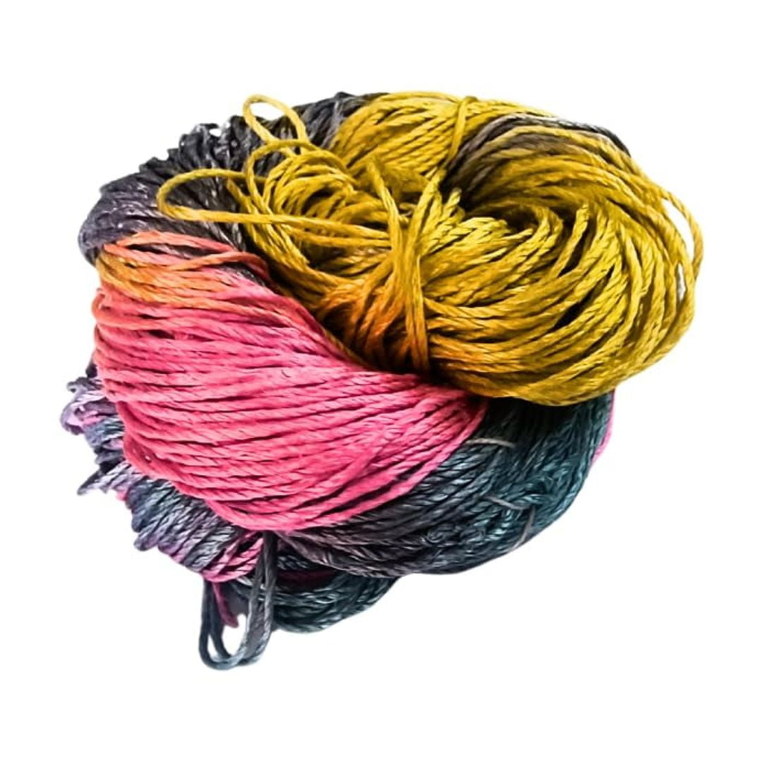 Knitsilk 3 Ply 100% Mulberry Silk Lace Weight Yarn Perfect for Knitting & Crocheting and Weaving Fine Quality Silk Yarn for Luxurious Creating Projects(50 Grams – 260 Yards, Tiger Lily)(Pack of 3)