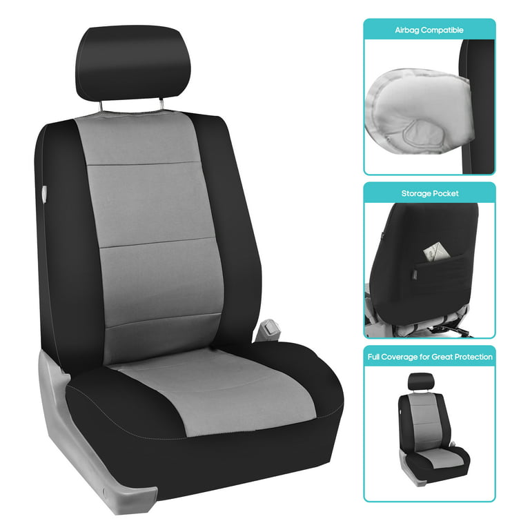 FH Group Universal Fit Neoprene Car Seat Covers, Airbag Compatible