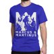 thumbnail image 5 of Camiseta de Marcus & Martinus para hombre y mujer, diseño moderno, algodón, manga corta, cuello redondo, talla 6XL, 5 of 7