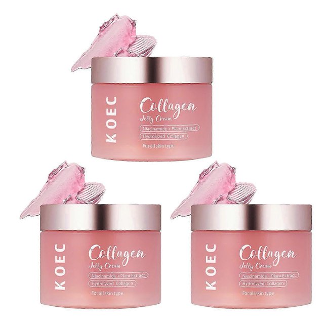 Collagen Jellys Cream for Women - Firming, Plumping, and Anti-Aging with Hydrolyzed Collagen for All Skin Types, Daily Use