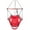 Red, variant on Zimtown Portable Hammock Rope Chair Cacolet Hanging Swing Outdoor Seat Patio Porch Garden Beach Camping Wood