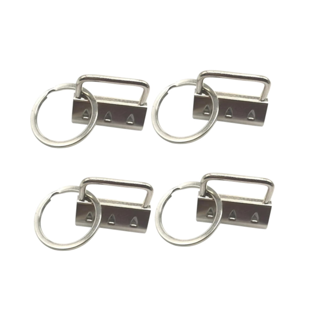 LOLIPPYY 50Pcs Lanyard Clasp Silver Metal for Hand Craft Projects and Suitcase