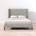 thumbnail image 6 of Glenwillow Queen Size Contemporary Wood Composite Platform Bed, Gray, 6 of 7