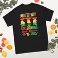 thumbnail image 2 of Celebrating Juneteenth Black History Month African American Graphic classic tee (Black, S), 2 of 4
