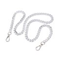 thumbnail image 2 of Metal Curb Chains, Sturdy Durable Silver Color Stylish Jewelry Making Chain  For Anklet, 2 of 8