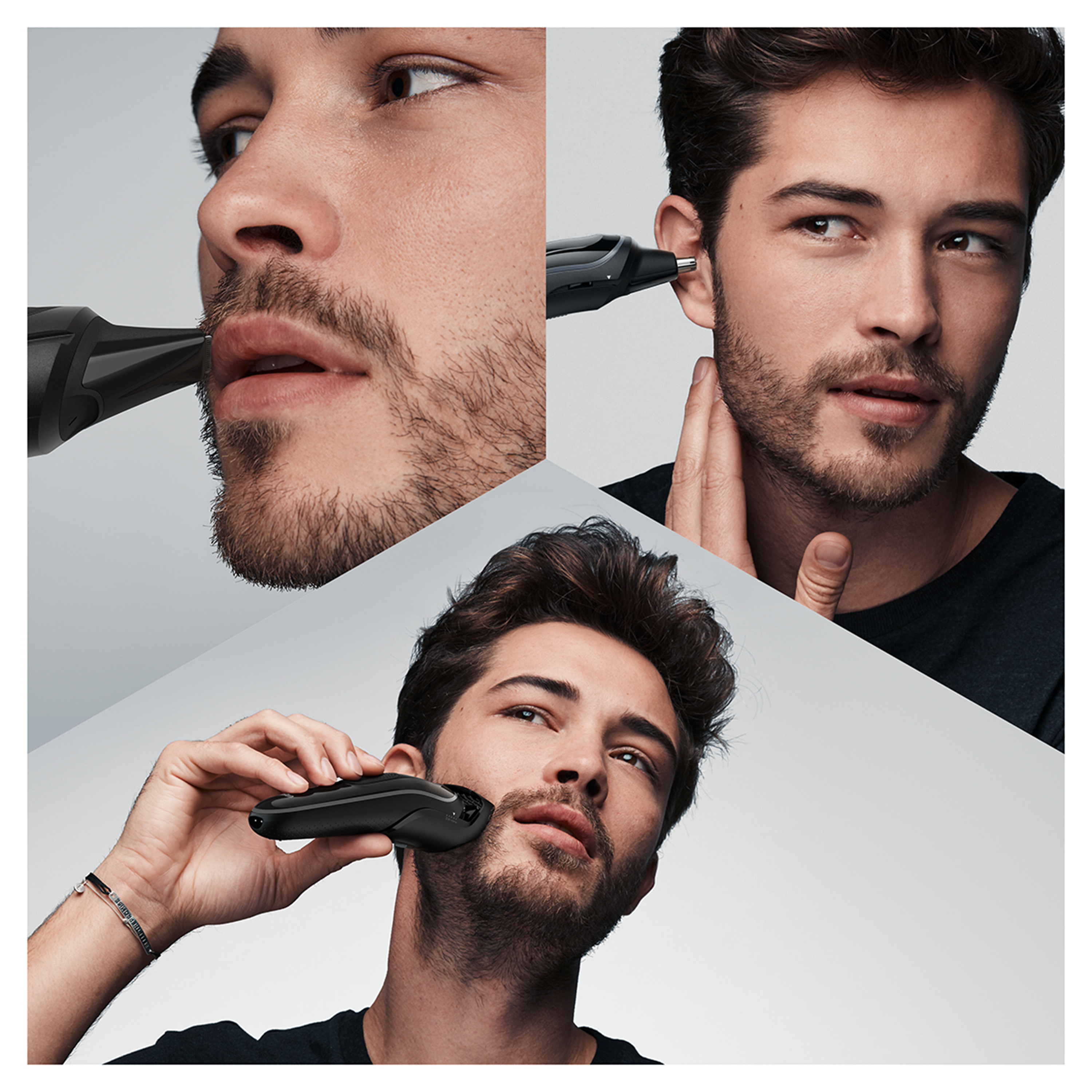 Braun Mgk3260 8 In 1 Men S Beard Trimmer And Hair Clipper Black Grey Walmart Com