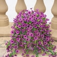 thumbnail image 5 of ToyKingdee Vibrant Trailing Artificial Flower Bush, Lifelike Cascading Foliage for Indoor and Outdoor Decor, 5 of 7